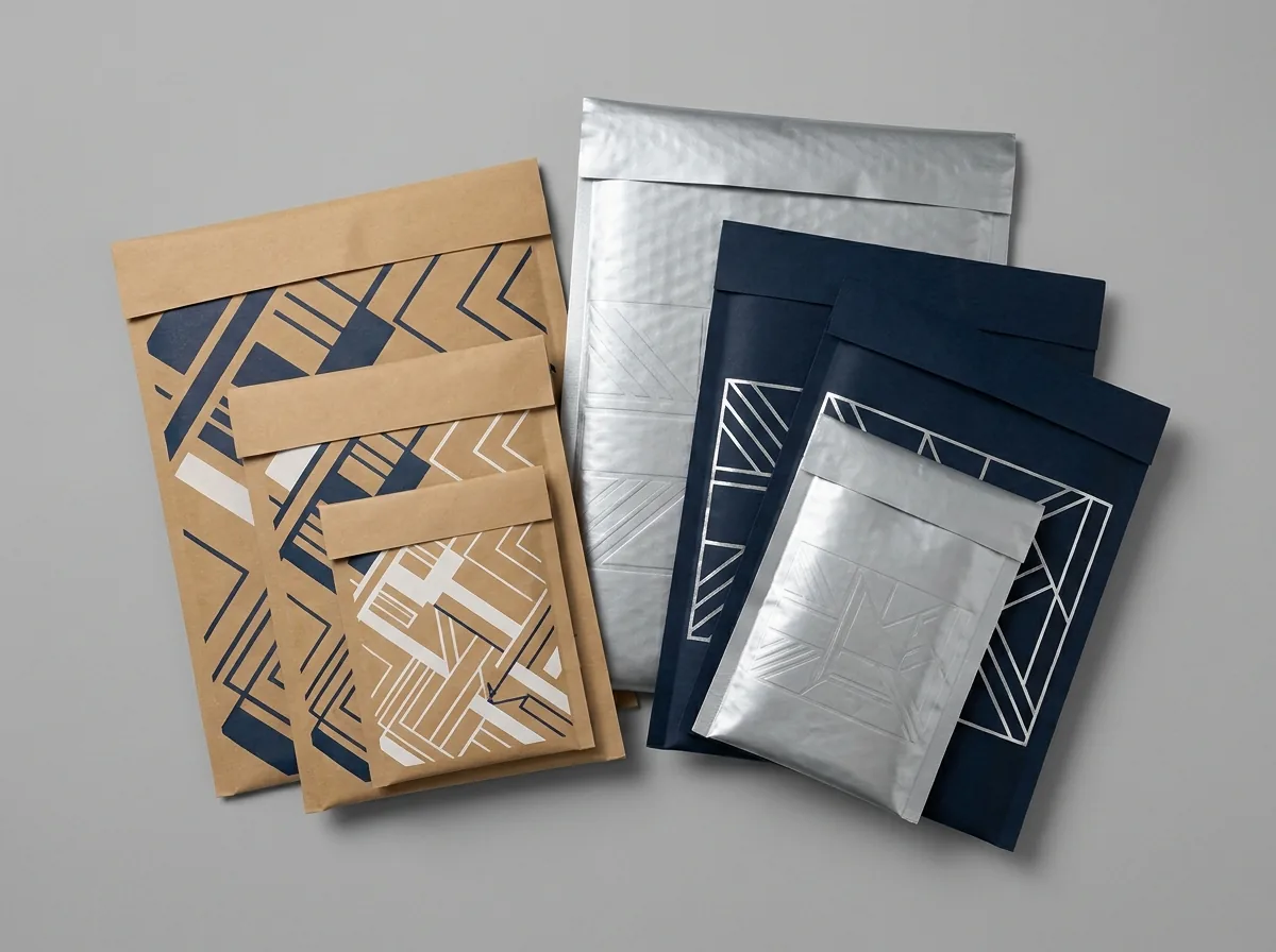 Custom printed padded mailers