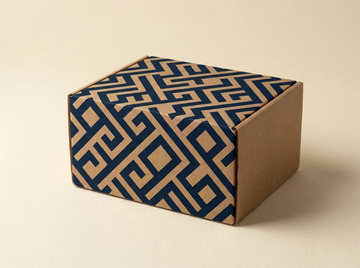 Single-colour packaging print