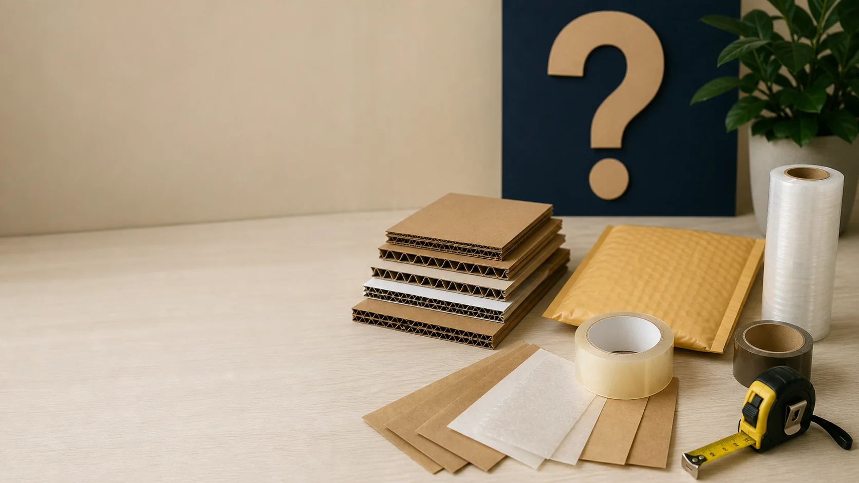 Packaging samples and material guidance