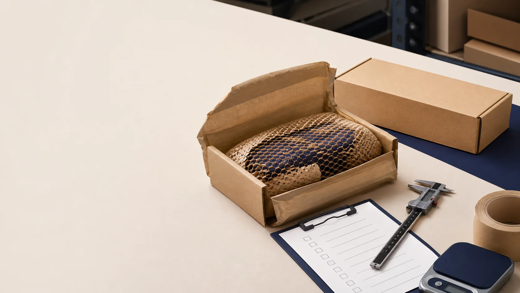 Returned parcel inspection and replacement preparation