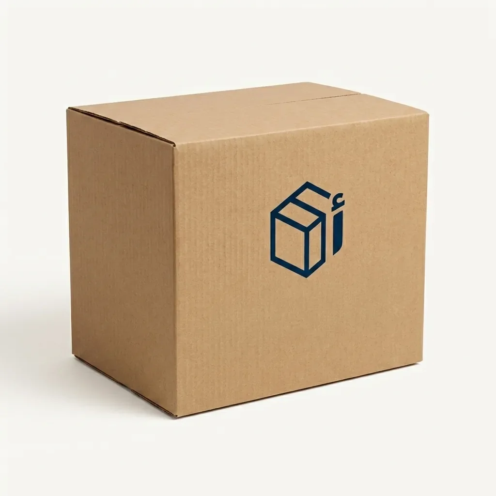 White RSC Carton Branding View