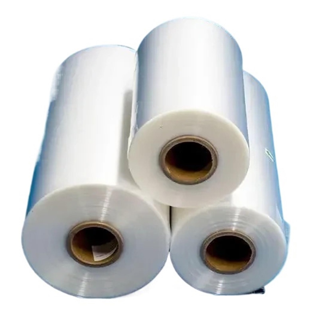 [ASL-13-003] رول شرنك PVC متوسط - عرض 40  سم × طول 400  م - 19  مايكرون - وزن 2.5  كجم