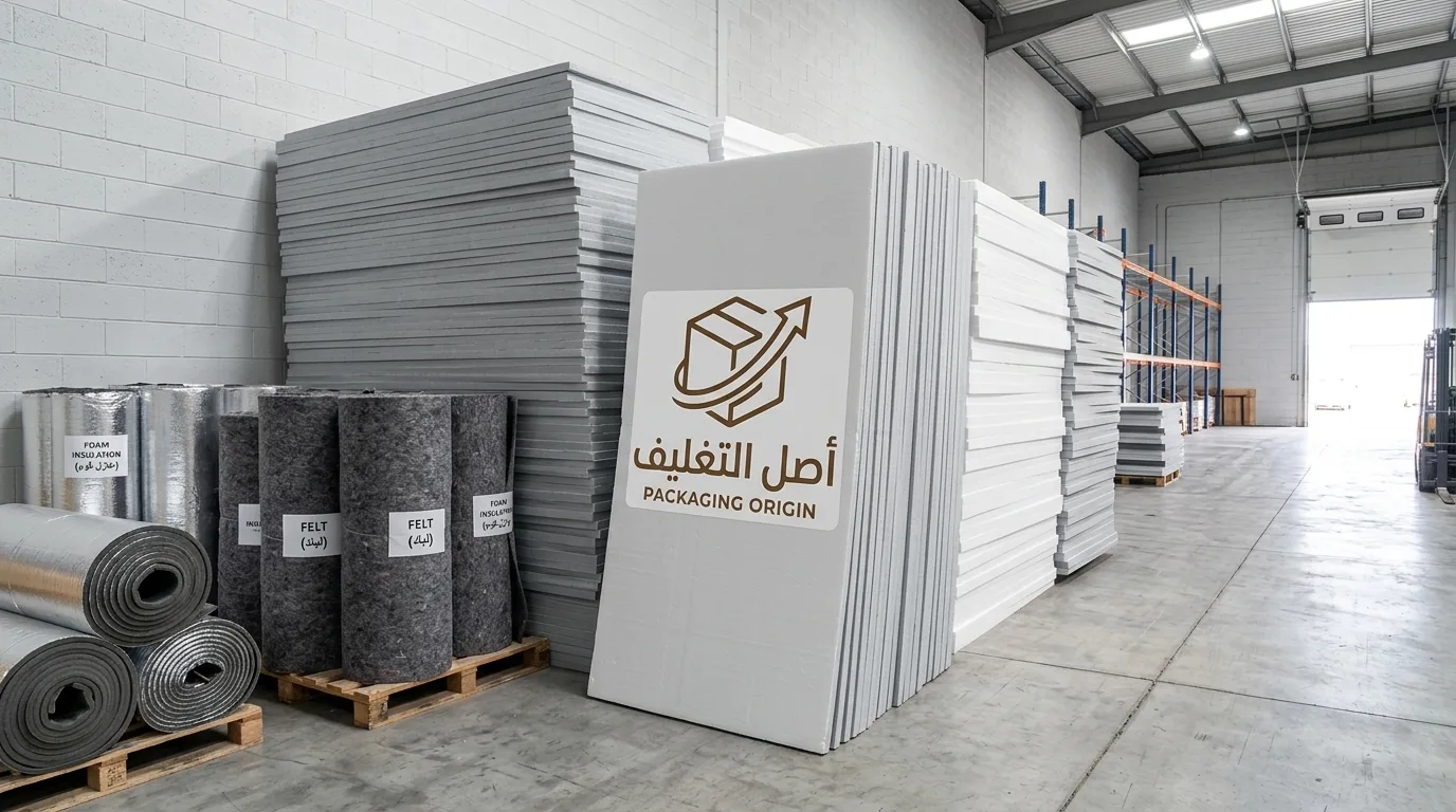 لوح فلين أبيض EPS ١×٢ م